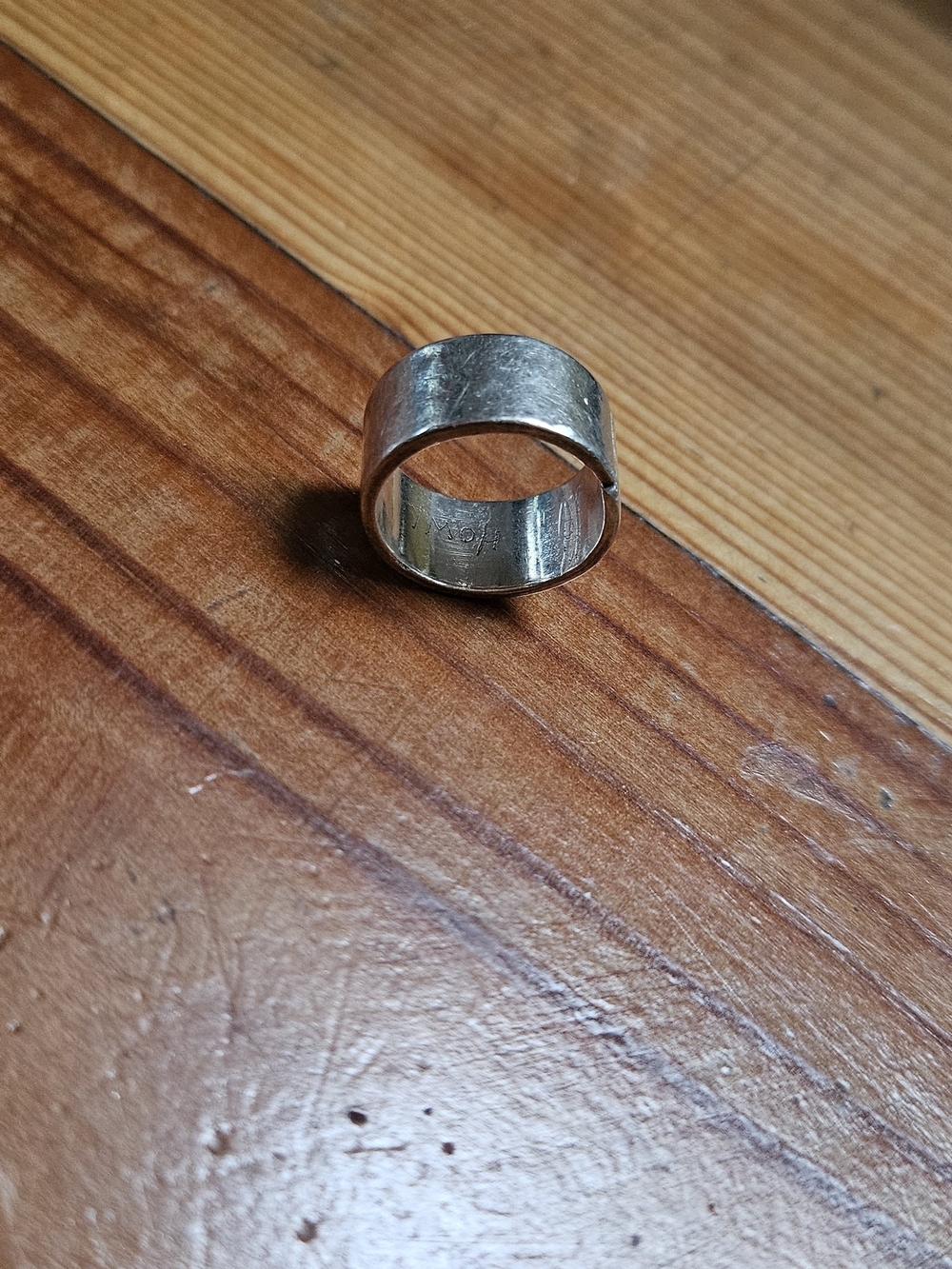 Classic Silver Men's Wide Band Ring